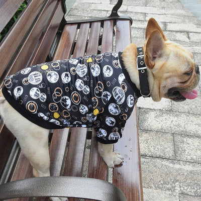 Printed Pet Clothes Spring And Autumn Dog Clothes Dog Clothes Pet Clothes