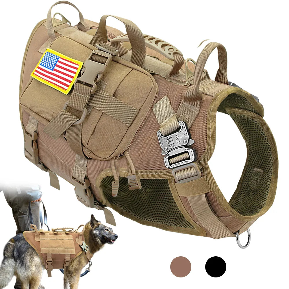 COMFORTHEDOG Tactical Dog Harness Military