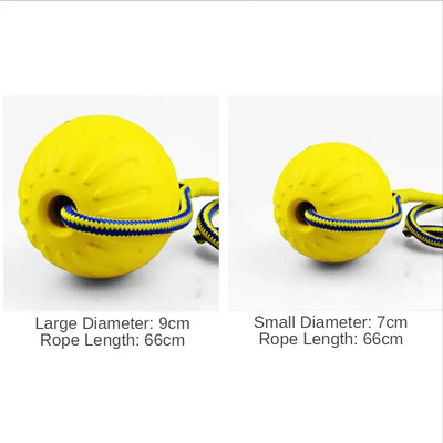 COMFORTHEDOG Dog Ball Toy with Rope