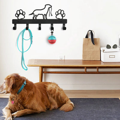 COMFORTHEDOG Hooks Metal Pet Dog Leash Hanger